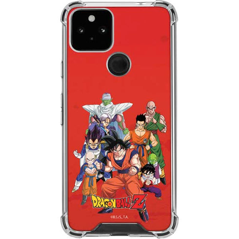 Dragon Ball Z Group Google Pixel 5 Clear Case